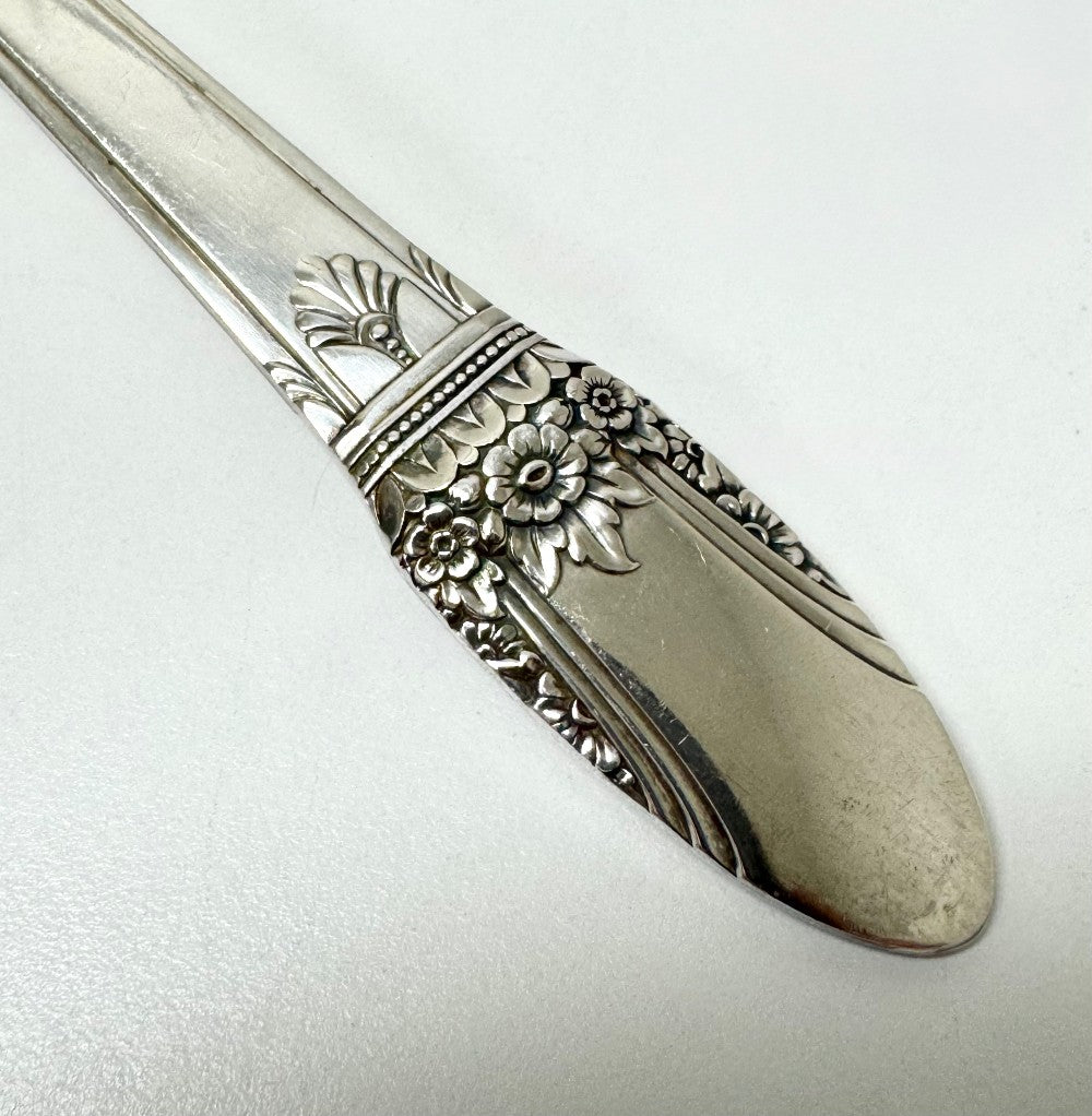 Vintage Silverplate Serving Spoon|6859