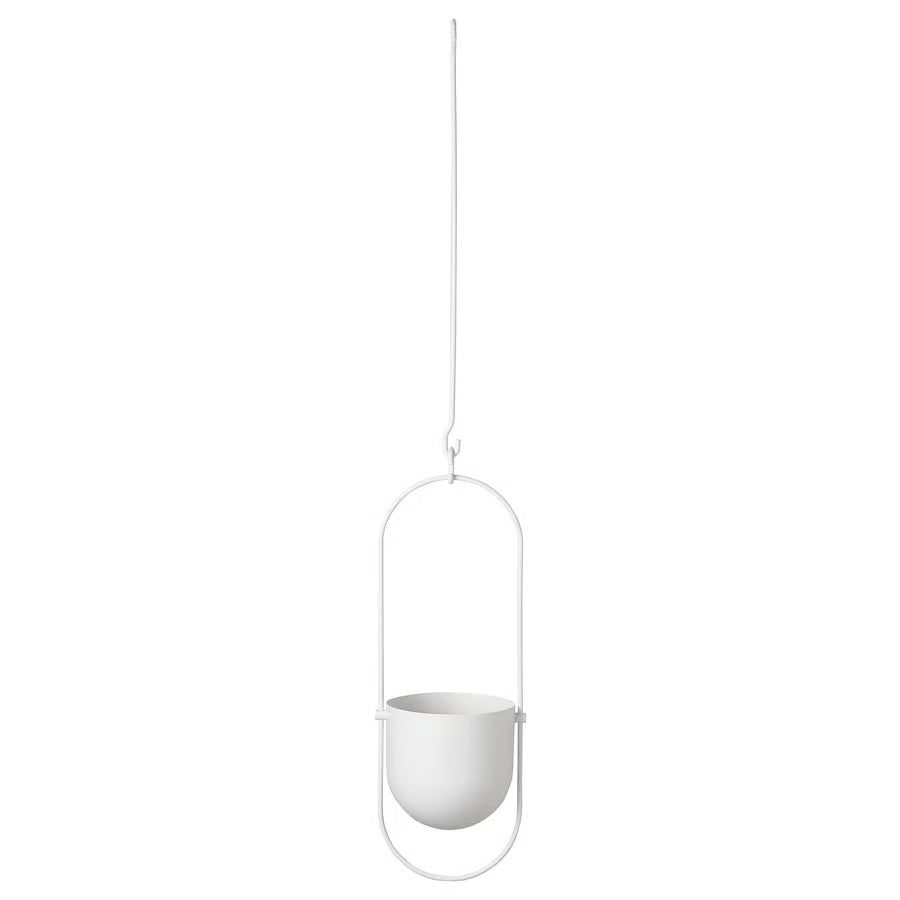 NEW IKEA 'Chilistran' White Hanging Planter