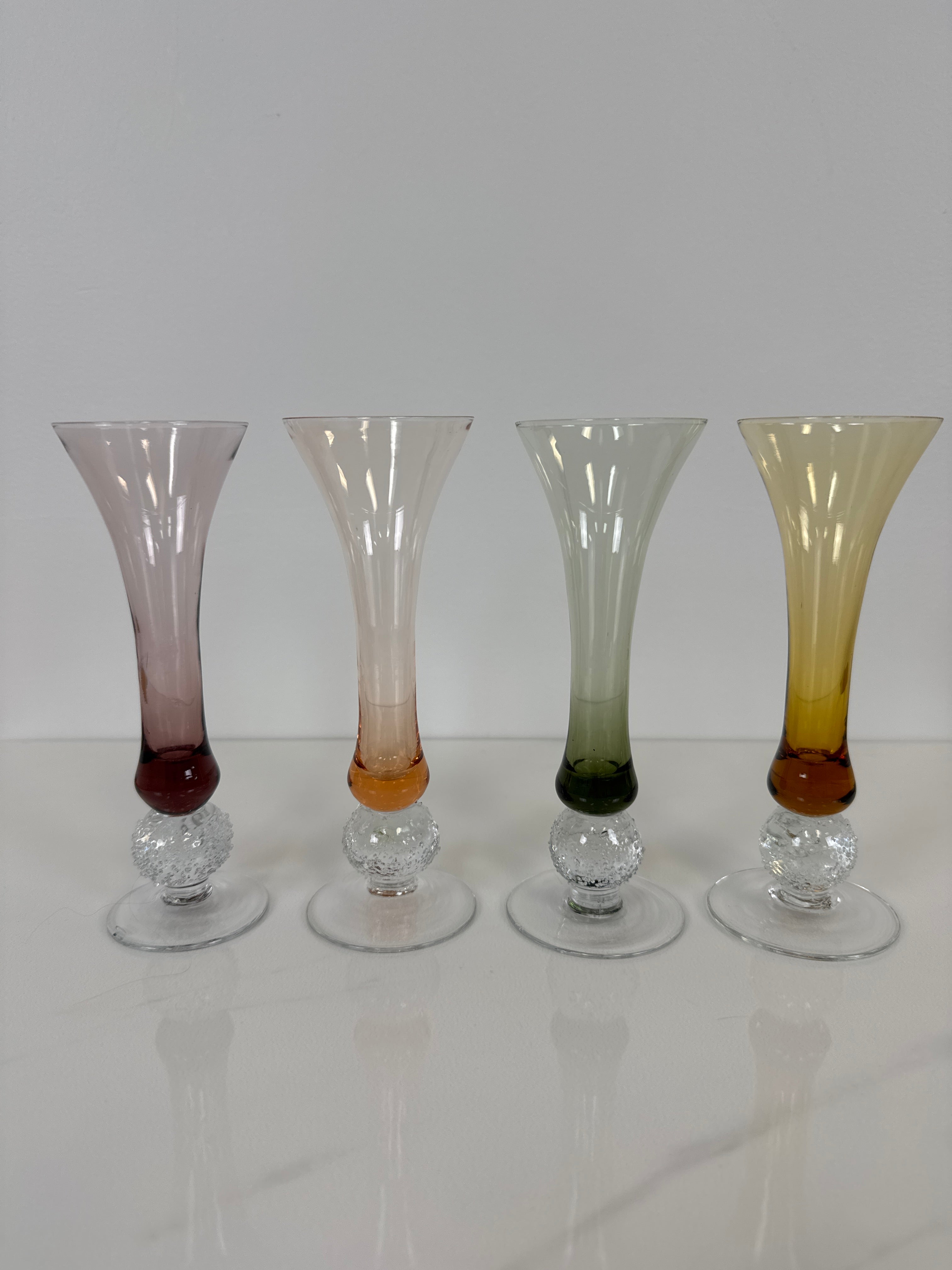 Vintage Bombay le Vignon Glasses Set of 4