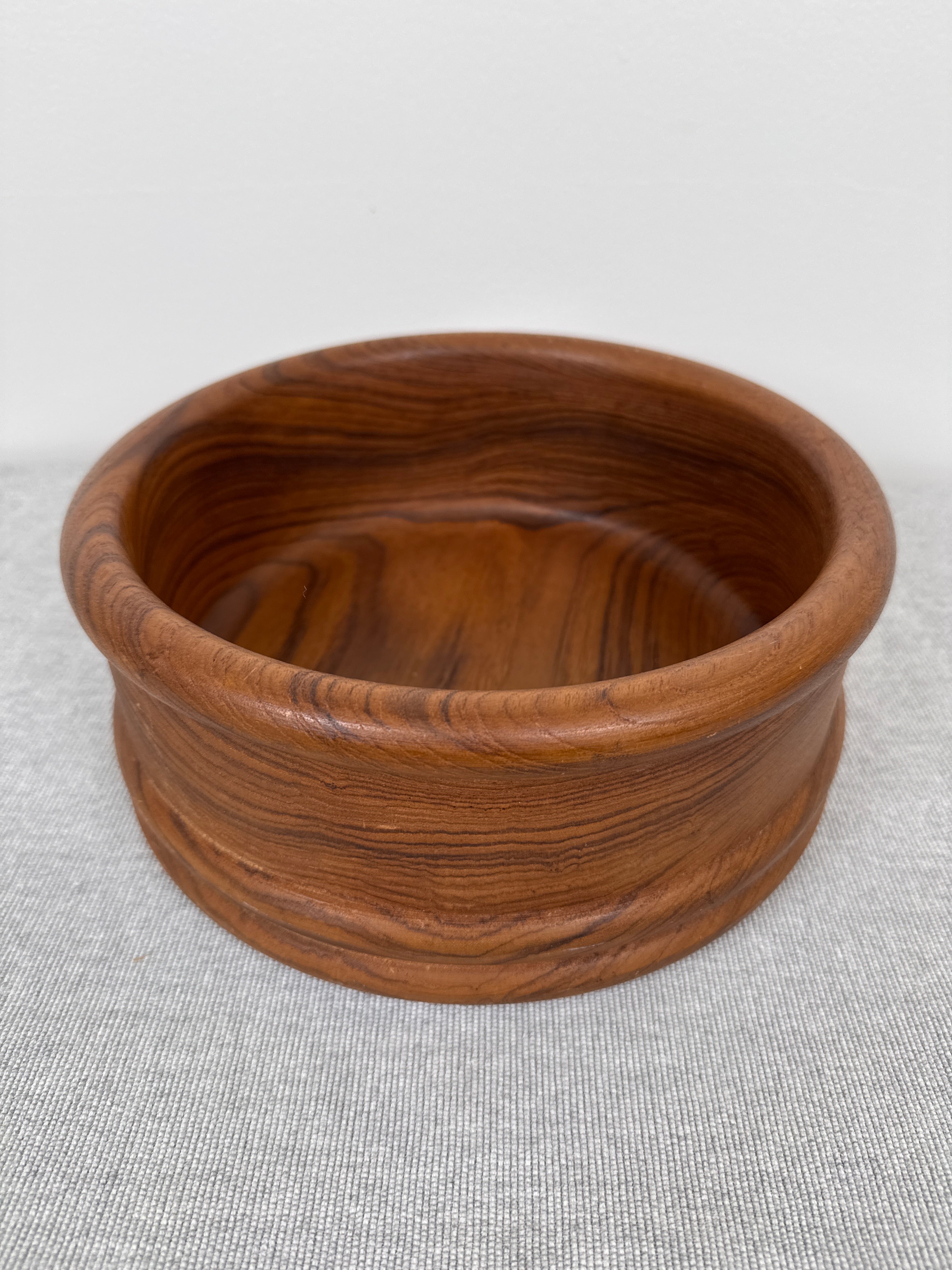 Vintage Teak Salad Bowl