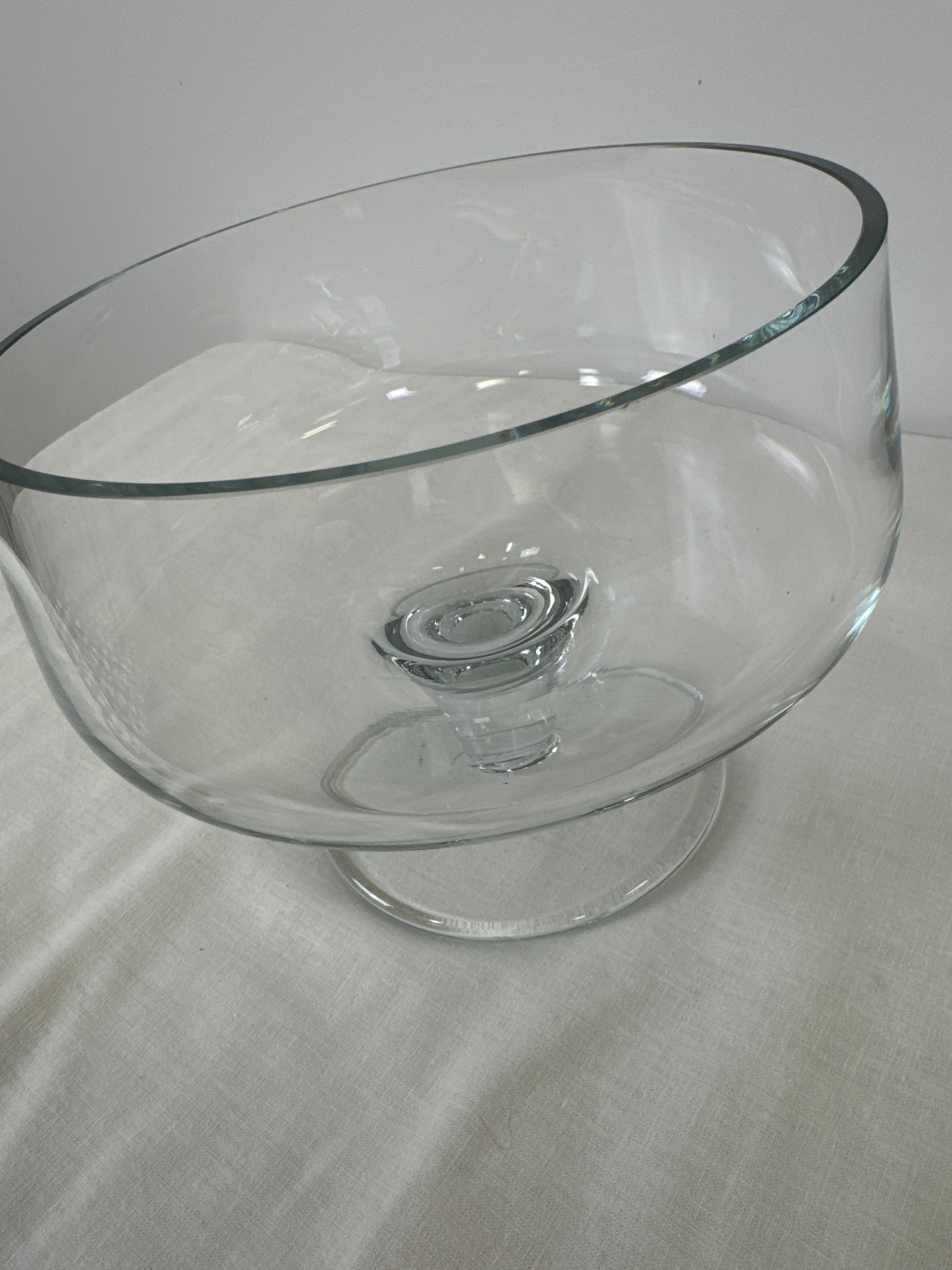 Footed Glass 7" Pedestal Bowl