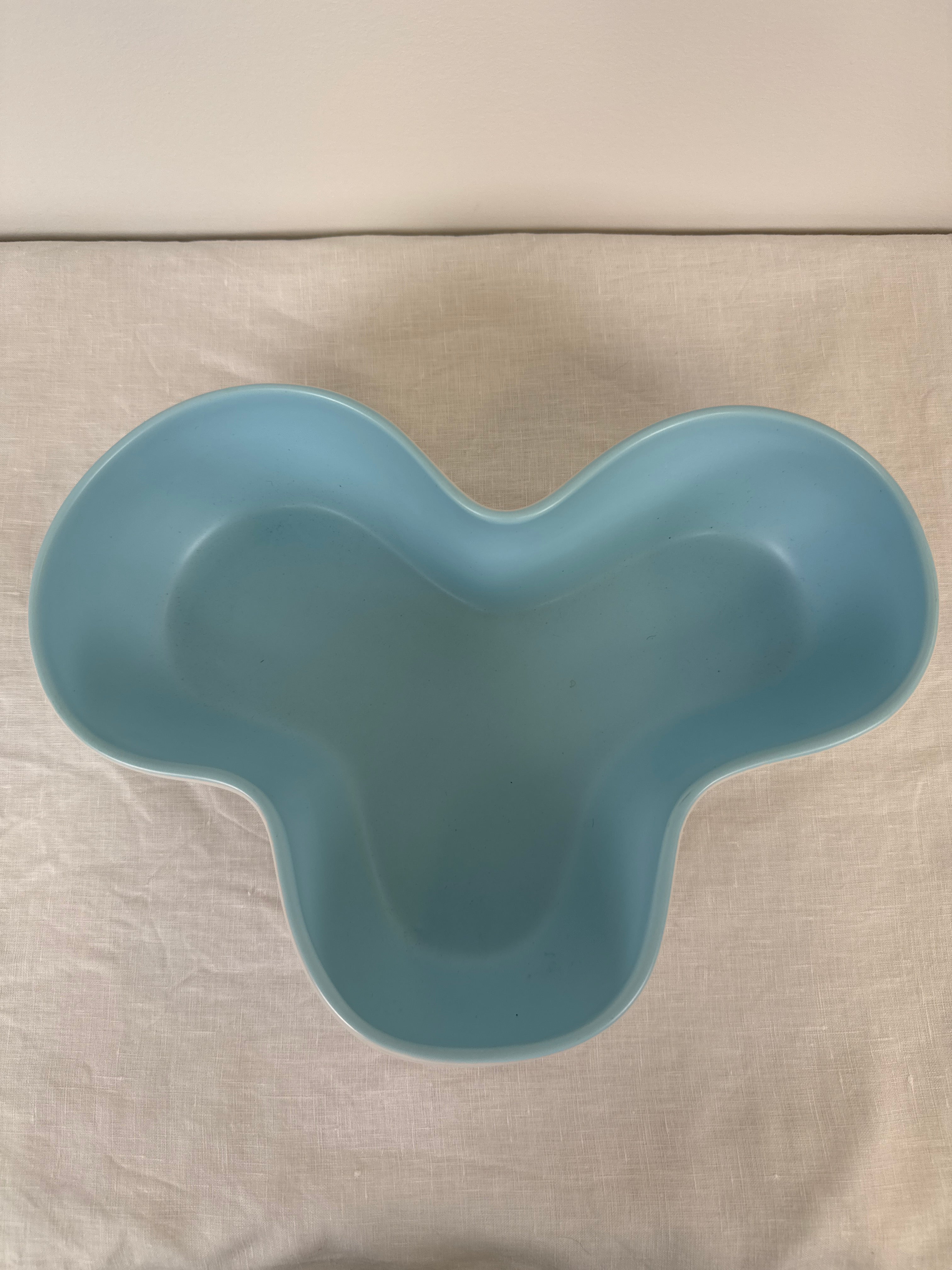 Vintage UMBRA 'Odessa' Blue Ceramic Bowl