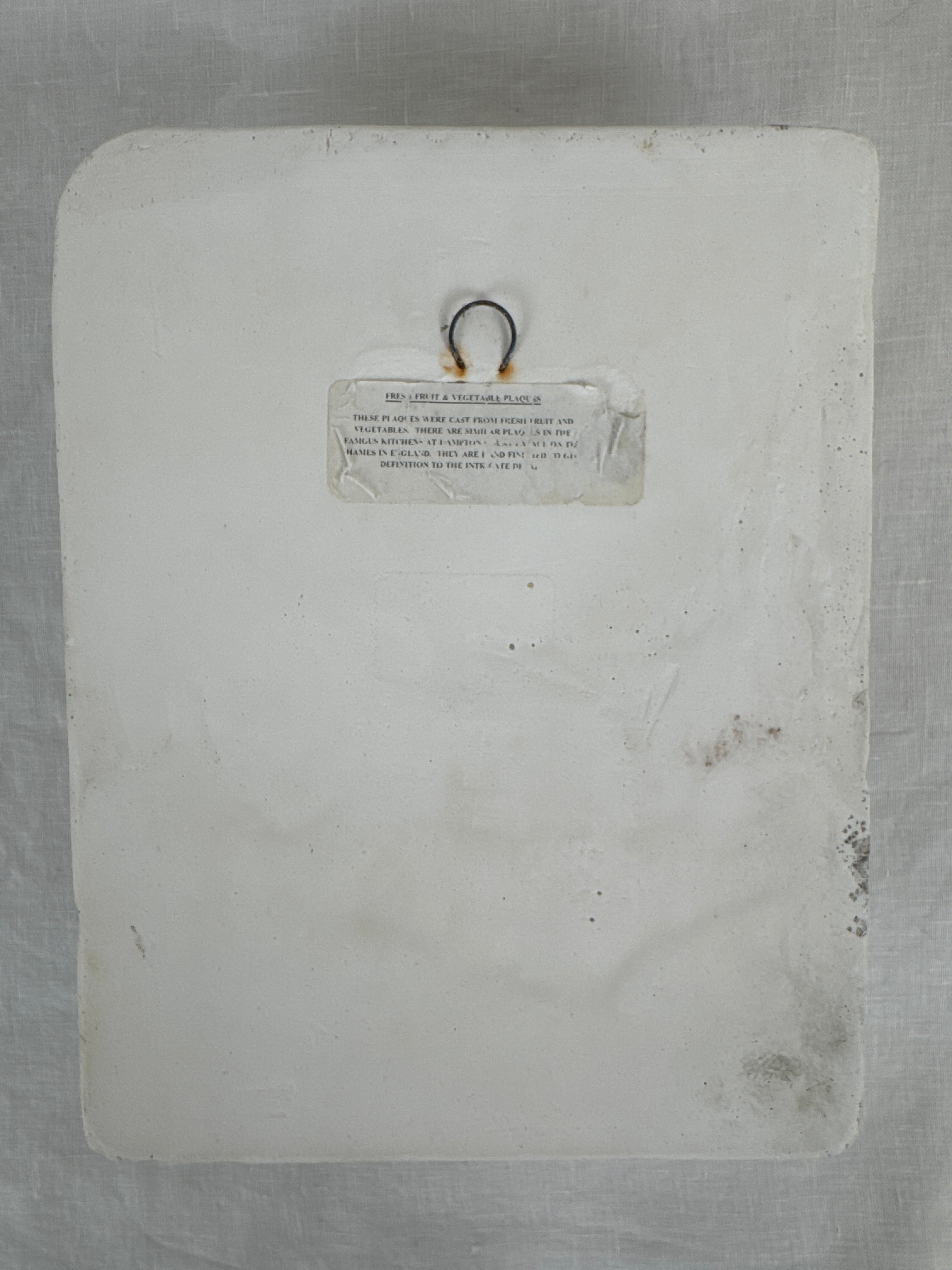 'La Prune' Plaster Wall Plaque