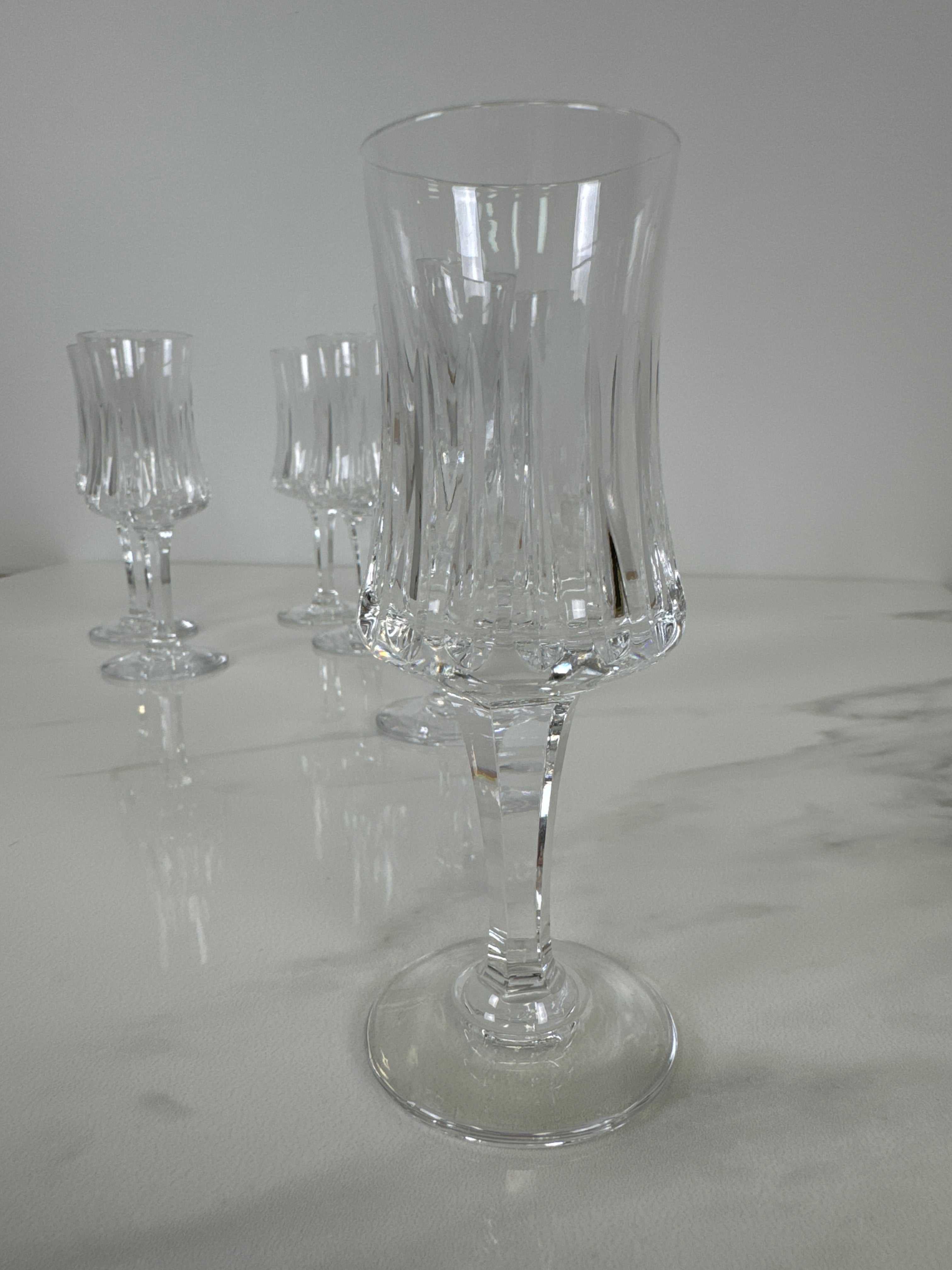 ROYAL DOULTON 'Sonnet' Sherry Glasses Set of 7