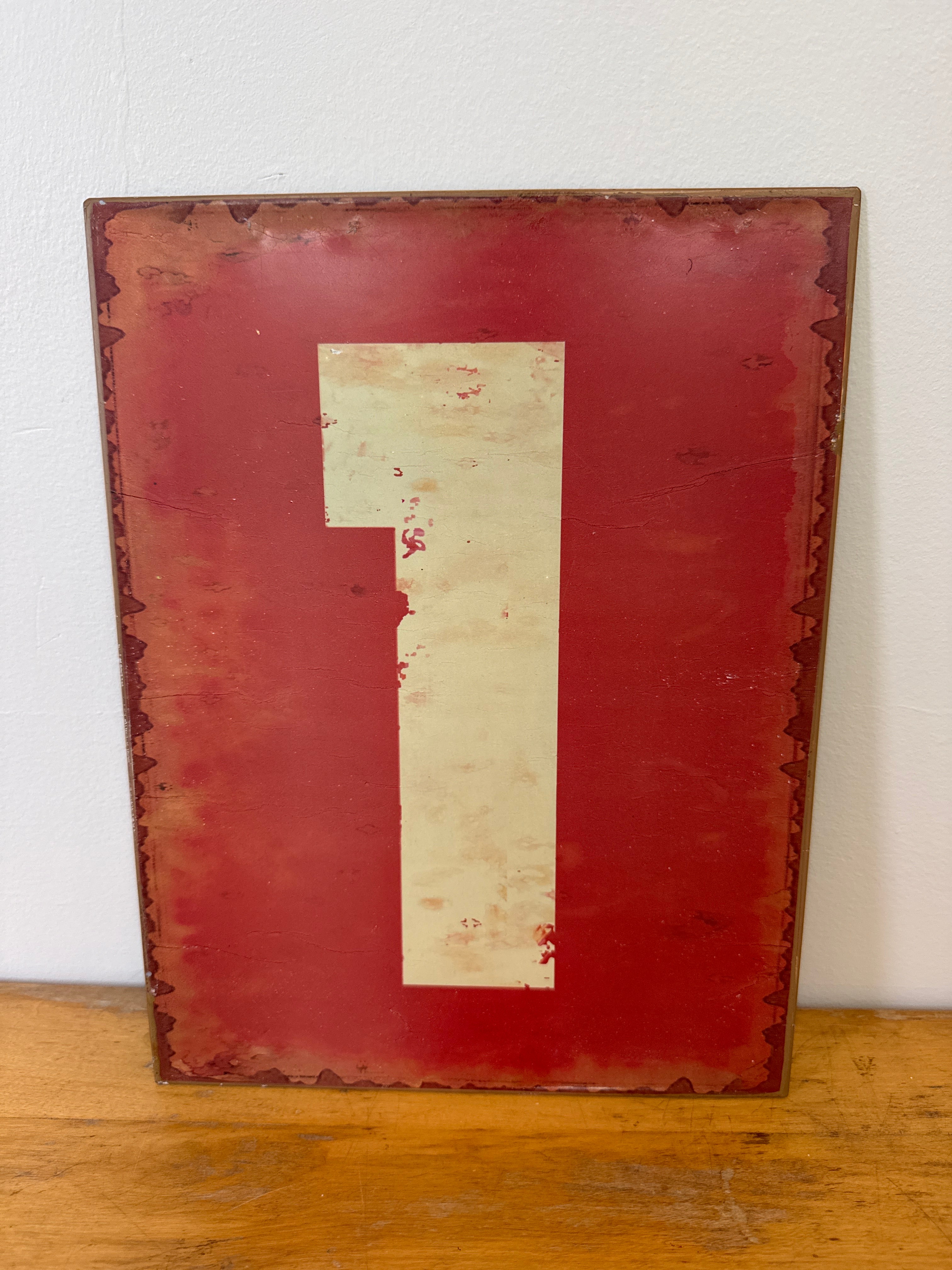 BOMBAY Metal Number Signs Set of 3