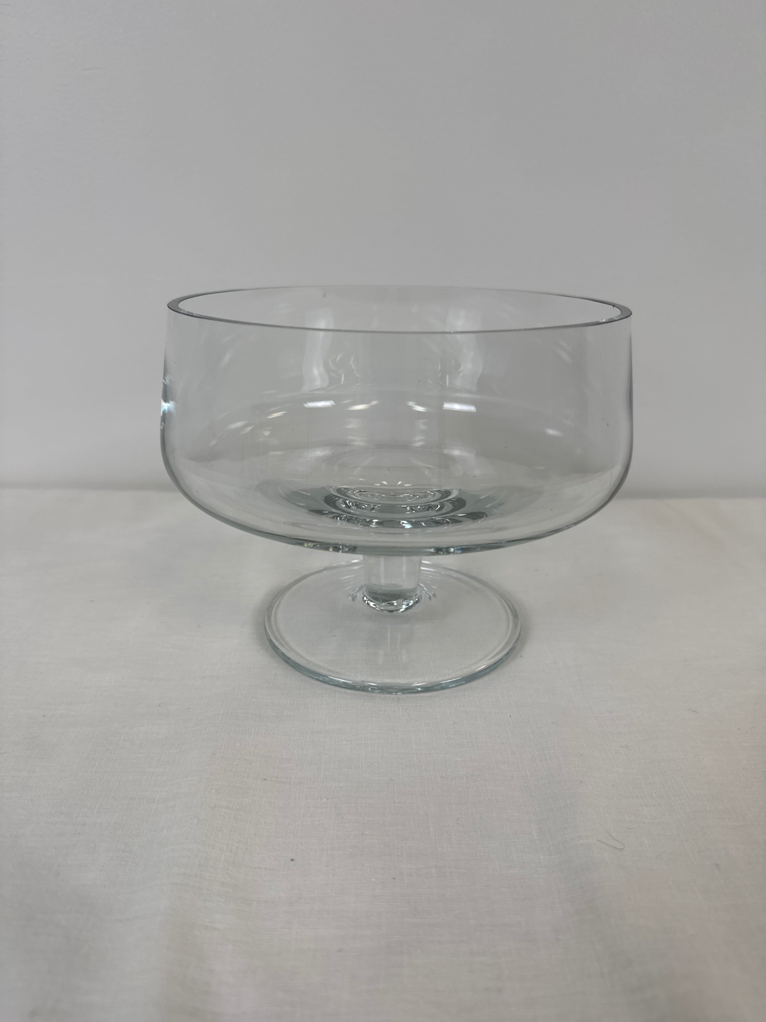 Footed Glass 7" Pedestal Bowl