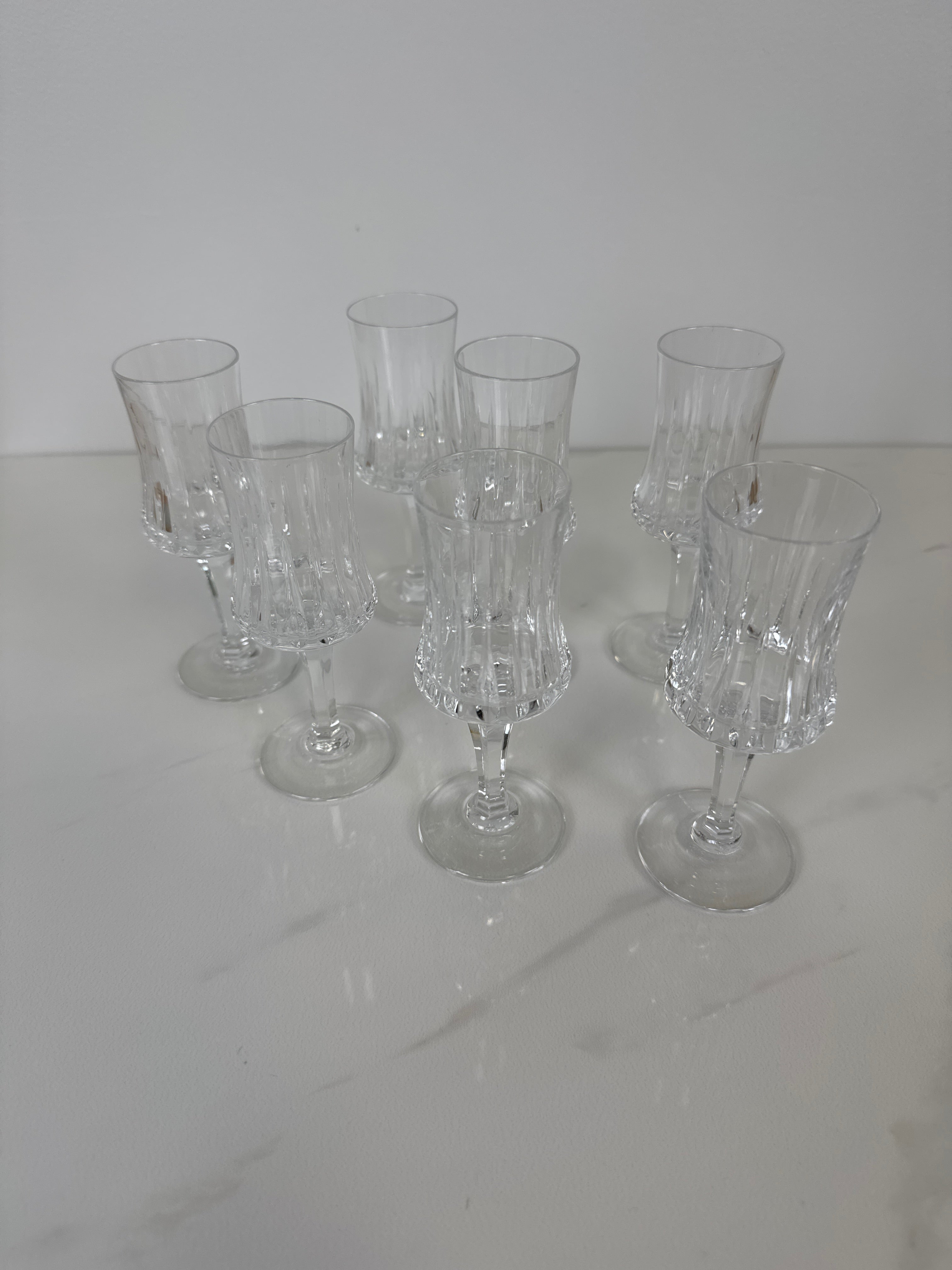 ROYAL DOULTON 'Sonnet' Sherry Glasses Set of 7